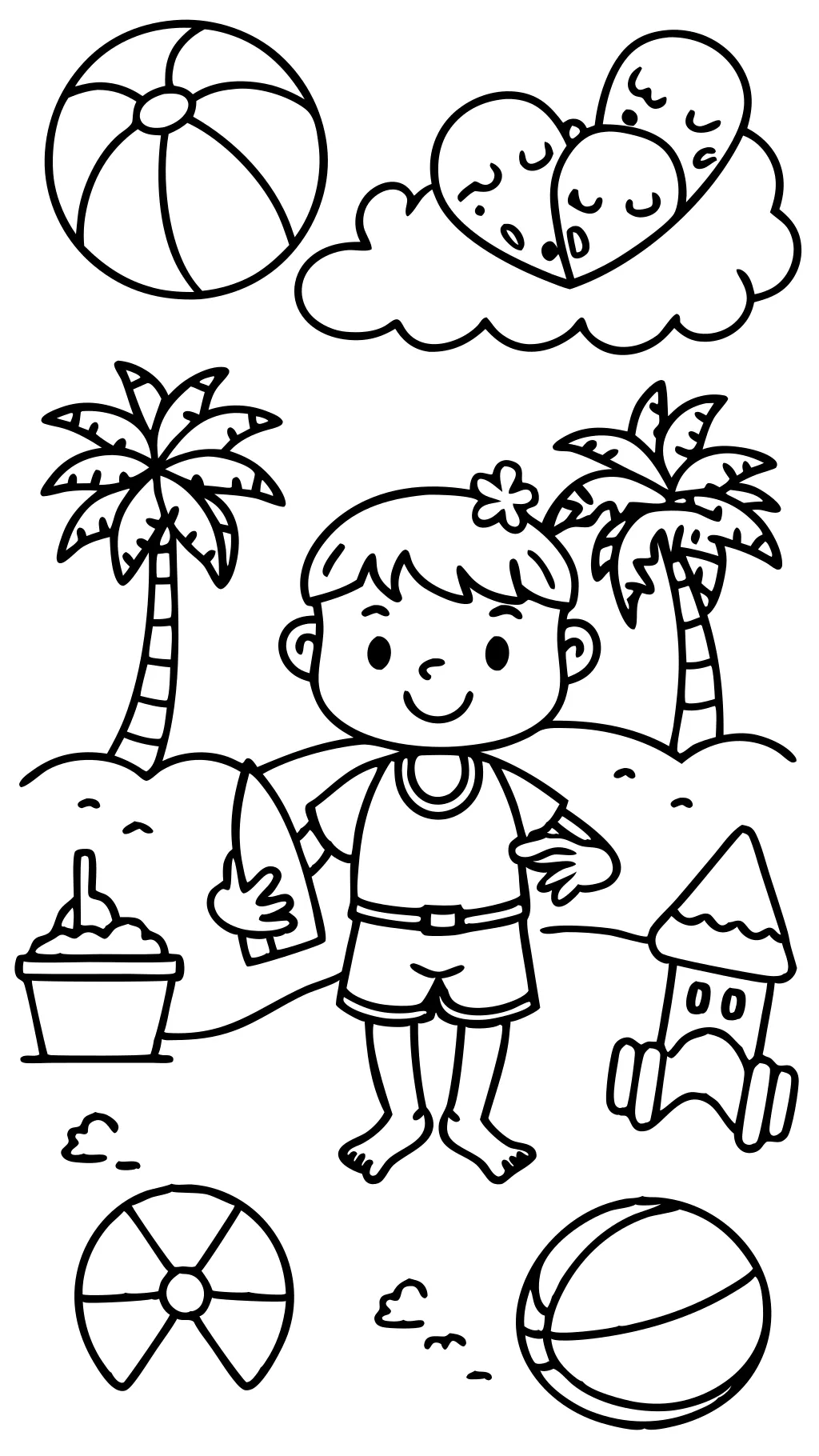 coloring pages summer